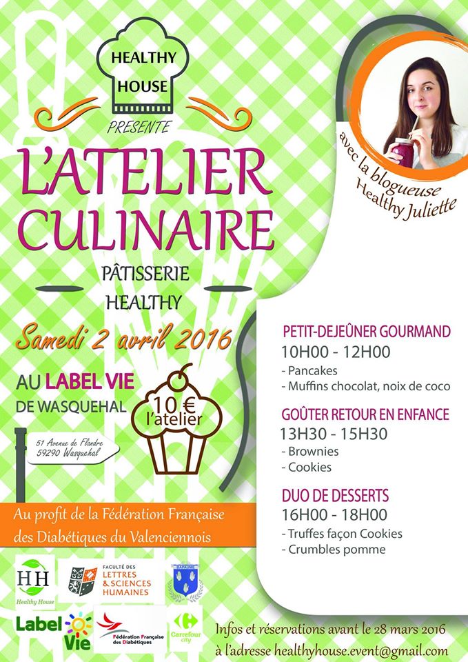 Thé gourmand, ateliers de cuisine bio équitable : 2 avril à Lille 
