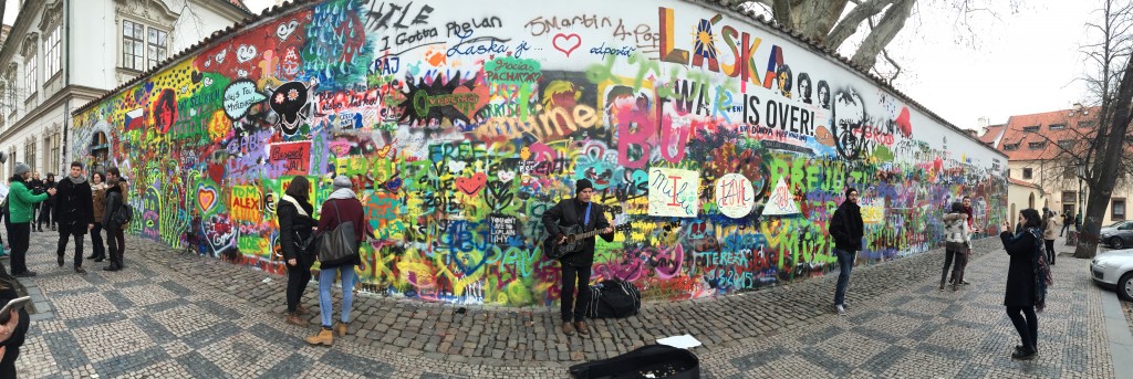 Le mur Lennon prague